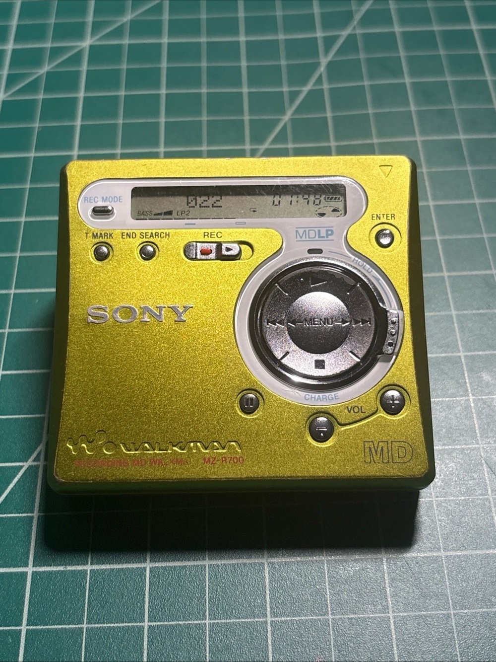 Sony Walkman MiniDisc Player - Metallic Green